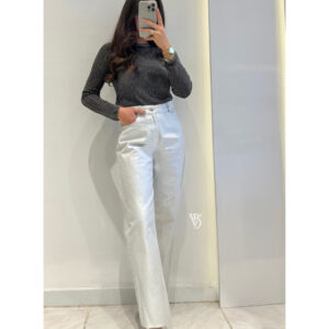 Dilvin Parlak Straight Pantolon