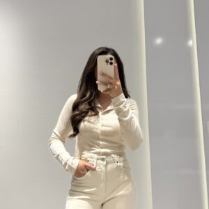 Dilvin Uzun Kollu Hırka -BEJ