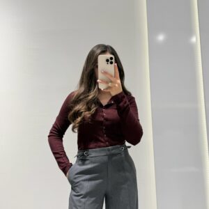 Dilvin Uzun Kollu Hırka -BORDO