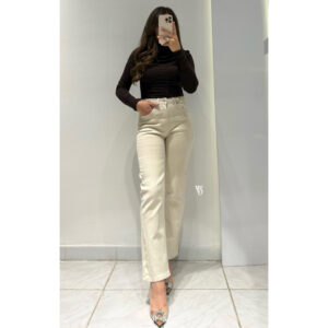 Dilvin  Büzgülü Uzun Kollu Top -ACI KAHVE