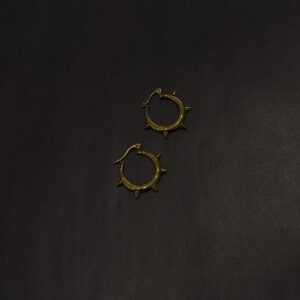 Çelik Halka Küpe -GOLD