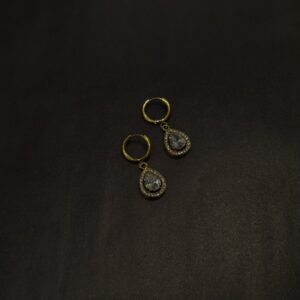 Çelik Damla Küpe -GOLD