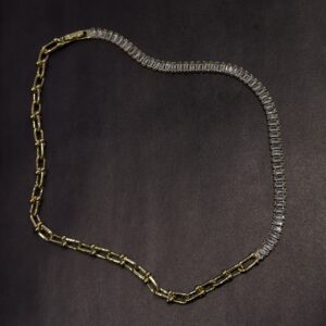 Çelik Tiffany/Su Yolu Kolye -GOLD