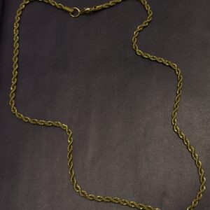 Çelik Burgu Kolye -GOLD