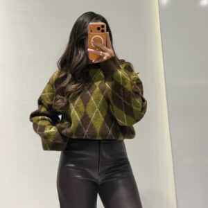 Baklava Desen Yumoş Triko