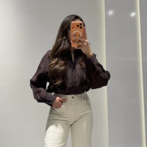 Vual Gömlek -ACI KAHVE