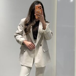 Dilvin Blazer Ceket -TAŞ